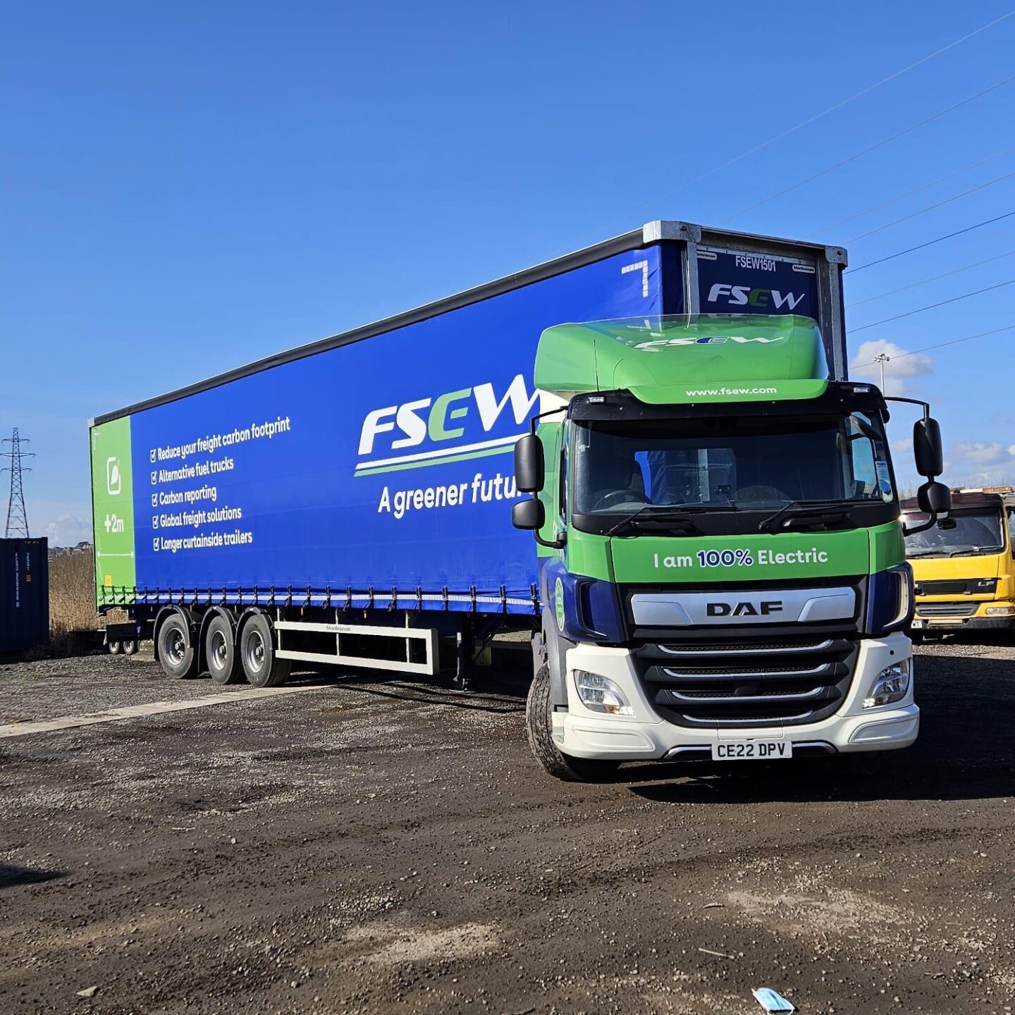 FSEW curtain side trailer improves freight carbon footprint